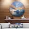 Designart - Exotic Colorful Maldives Seashore' Extra Large Seascape Metal Wall Decor